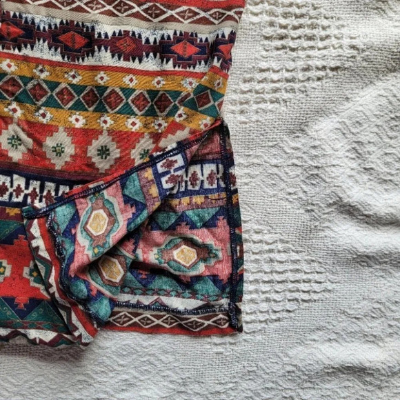 Aztec Geo Print Cardigan Jacket - Picture 9 of 10